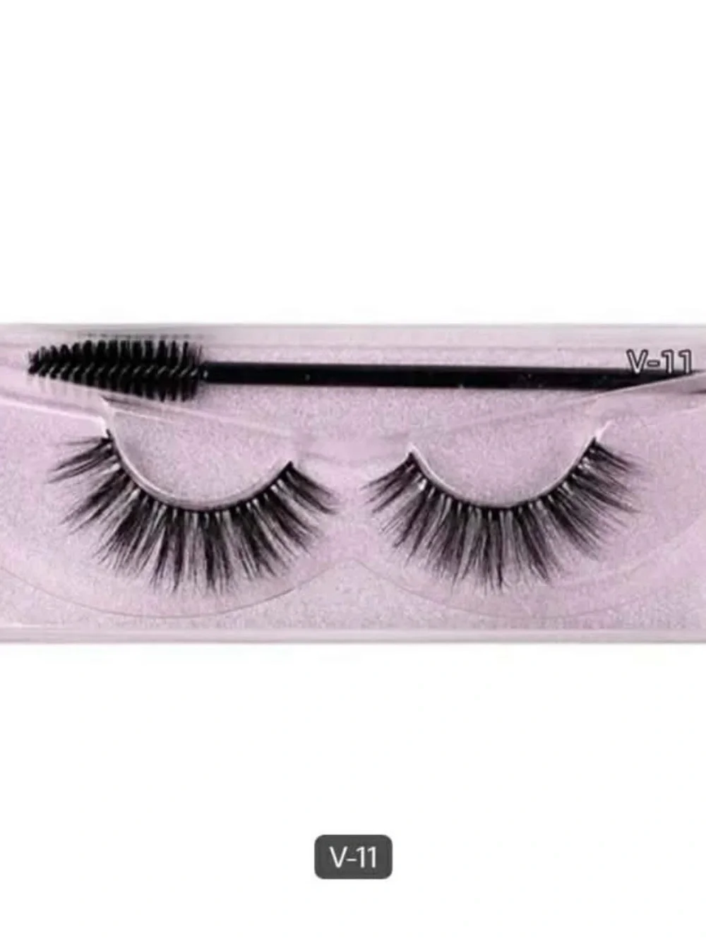 3D Mink Lashes with Spoolie - Black (V-11)